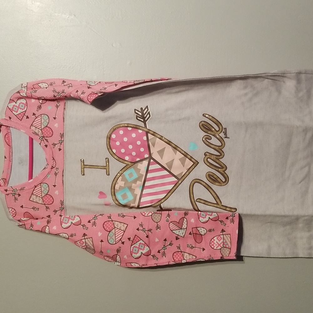 Justice night gown size 8